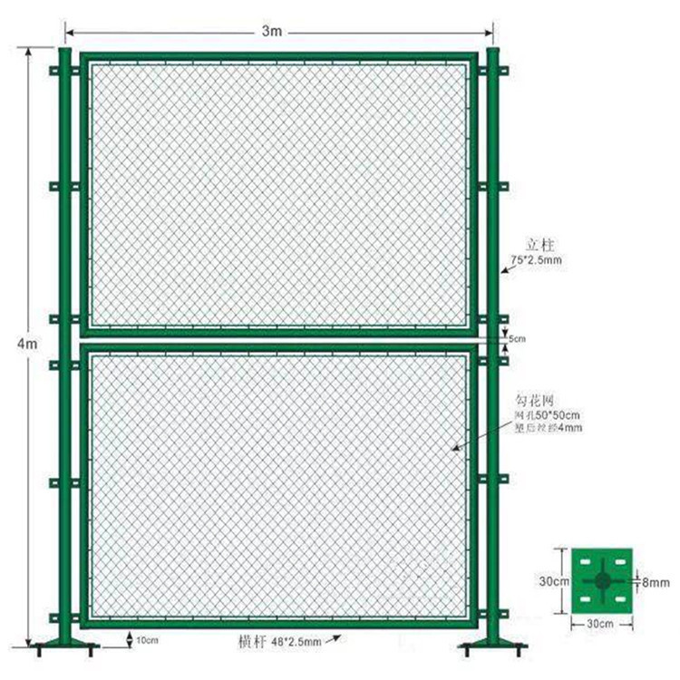 室外籃球場隔離欄圖片2 室外籃球場隔離欄圖片2